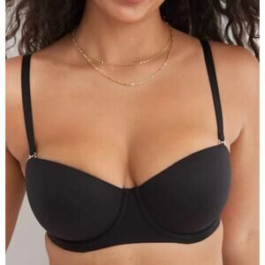 Aerie real good sunnie convertible black push up bra strapless NWT 36D ($49.50)